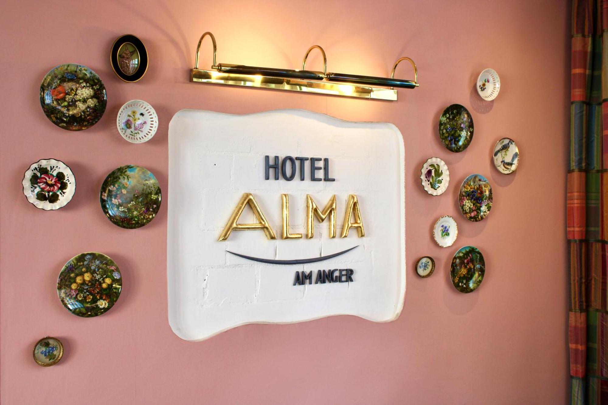 Hotel Alma Am Anger Erfurt Exteriör bild